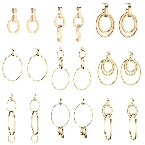 VITA FEDE Cassio Earrings in Gold Wear 10 Ways New With Dust Bag - Picture 5 of 9